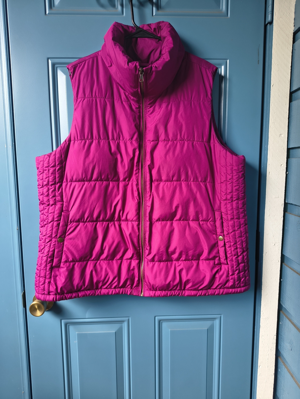 Old Navy Hot Pink Quilted Puffer Vest